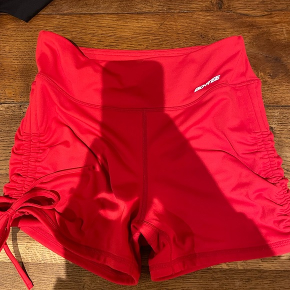 Bo+tee ATTITUDE SLINKY HIGH WAISTED SHORTS - Picture 5 of 8